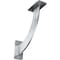 Ekena Millwork Bradford Steel Bracket, Unfinished 2"W x 9"D x 9"H BKTM02X09X09BRCRS - alternate 1